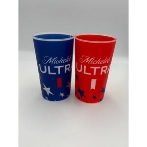 Michelob ULTRA FIFA World Cup 2026 USA Soccer Plastic Stadium Cups Set of 2